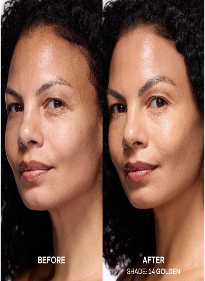 باتريك تا كريم أساس باتريك تا ميجور سكين هيدرا-لوكس لومينوس 30 مل - 14 لون ذهبي طبيعي متوهج، مكياج مثالي للبشرة - Image 2